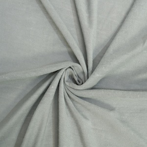 J1017 High Quality Wholesale Soft Jersey Knit Sweater Fabric 85% <strong>Ramie</strong> 15% Nylon Natural <strong>Yarn</strong> Dyed Knitted Cloth for Dresses - Product Image 2