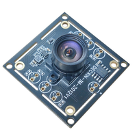 1MP OV9732 100 Derece Kamera Modülü 1280x720 USB Ücretsiz Sürücü Manuel Odaklama, WinXP/7/8/10 için 2/3 Metre USB Kablosu ile