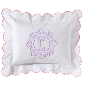Oreiller personnalisé avec monogramme, oreiller avec initiale, oreiller personnalisé avec nom, taie d'oreiller personnalisée avec date <span class=keywords><strong>de</strong></span> <span class=keywords><strong>naissance</strong></span>, oreiller <span class=keywords><strong>de</strong></span> chambre d'enfant mignon - Product Image 3