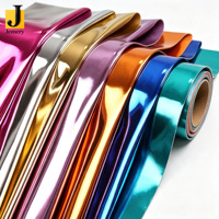 Rouleau de cuir synthétique métallisé brillant effet miroir pour la fabrication de sacs à main, pochettes et chaussures – Surface réfléchissante et brillante