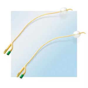Kateter Foley Lateks Berlapis Silikon Grosir Pabrik dengan Ujung Coude - Product Image 4