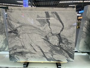 Mármol Blanco Hanjiang - Piedra de Textura Natural Gris-Blanco-Negro para Decoración de Pisos/Paredes/Encimeras de Hogar y Hotel - Product Image 1
