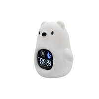 Autres appareils électroniques grand public : Réveil intelligent avec simulateur d'aube et veilleuse tactile en silicone pour chambre d'enfant, cadeau pour bébé, santé intelligente