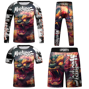 Ventes en gros de maillots de protection intégrale à sublimation, shorts et ensembles de pantalons pour garçons, personnalisés pour le Jiu-Jitsu, le MMA, les enfants - Product Image 3
