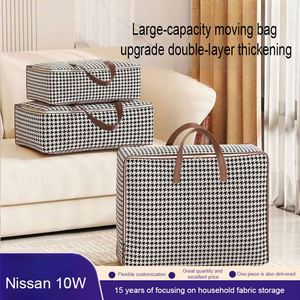 Functionality Large Luggage Bags Capacity Modern Fabric Quilt Storage Bag Household Organiser for Bedding Sort - Product Image 2