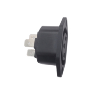 U L certifié 15A femelle prise à vis d'alimentation 3 broches 0708-1-CWF connecteur IEC C13 prise de Module de sortie 250V prises électriques
