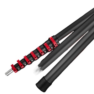 Outil de nettoyage, outil agricole, <span class=keywords><strong>perche</strong></span> télescopique réglable en fibre de carbone, outils de <span class=keywords><strong>cueillette</strong></span> de fruits, <span class=keywords><strong>perche</strong></span> d'extension 6-20M - Product Image 3
