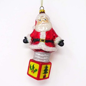 Fabricante de China de <span class=keywords><strong>santa</strong></span> claus decoración de Navidad de cristal colgante de barba blanca hombre - Product Image 2