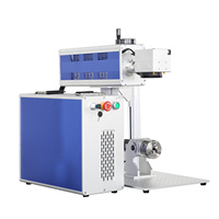 Machine de marquage CO2 de type split 20W 30W 50W 100W, nouvelle, portable, de table, avec axe rotatif DXF pour tasses, bouteilles, gobelets métalliques, usage industriel