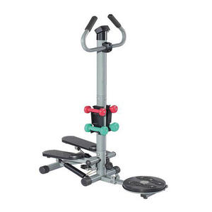 Equipo de Fitness, Entrenador Doméstico Resistente <span class=keywords><strong>con</strong></span> Pantalla LCD y Agarradera, Máquina Multifuncional 2 en 1 para Ejercicios de Cuerpo Completo y Mini Stepper - Product Image 4