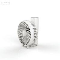 Ventilateur électrique pliable, portable, USB, mah, avec fonction de batterie externe