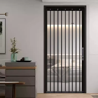Porte pliante magnétique à installation rapide, étanche, moderne, pour petit appartement, cuisine, salon, cloison.