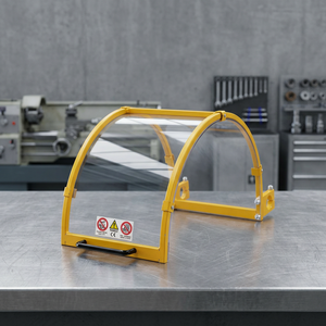 Écran de protection FERVI T400 pour tour, structure en acier avec écran Lexan, dimensions 400x200mm pour opérations de tournage - Product Image 2