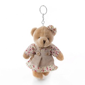 테디 베어 토끼 커플 봉제 장난감 펜던트 결혼 선물 또는 열쇠 고리가있는 부드러운 인형 동물 인형 - Product Image 5
