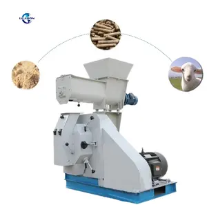 CE onaylı 4/6mm tavuk gıda işleme makinesi/kümes hayvanları pelet besleme değirmeni çiftlik besleme kullanımı