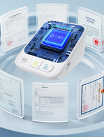 2000mAh Battery Electronic Blood Pressure Monitor Upper Arm Color Screen Backlight WiFi Bluetooth Connectivity Healthcare Supply