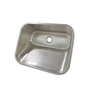 Évier <span class=keywords><strong>de</strong></span> <span class=keywords><strong>salle</strong></span> <span class=keywords><strong>de</strong></span> <span class=keywords><strong>bain</strong></span> à encastrer, poste <span class=keywords><strong>de</strong></span> travail, inox, acier inoxydable, évier <span class=keywords><strong>de</strong></span> lavage, taille 50*45 avec planche à laver pour <span class=keywords><strong>salle</strong></span> <span class=keywords><strong>de</strong></span> <span class=keywords><strong>bain</strong></span> - Product Image 2