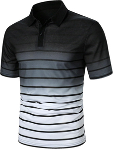 Polo homme sport décontracté de haute qualité pour le golf, coupe ajustée, idéal pour l'été et les activités de plein air, qualité supérieure, faible MOQ - Product Image 3