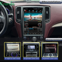 Krando Tesla Android Auto Radio Navigasi Multimedia Player untuk Infiniti G4 G25 G35 G37 2006 -2013 Android GPS Head Unit BT 4G