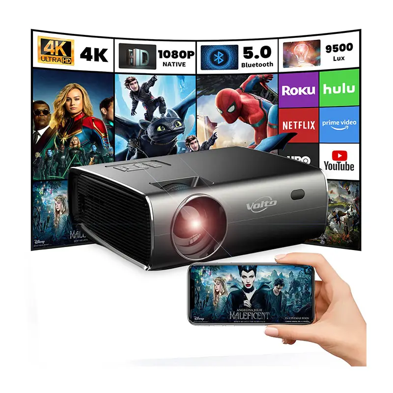 Fabrika fiyat ucuz 1080P projektör Mini dijital oyuncak taşınabilir projektör fiyat küçük projektör film