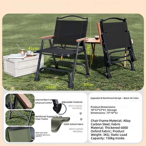 Cross-border Exclusive Outdoor Ultra-light Folding Chair Handbag Chair Camping Fishing Stool Mini Pocket Chair Portable - Product Image 5
