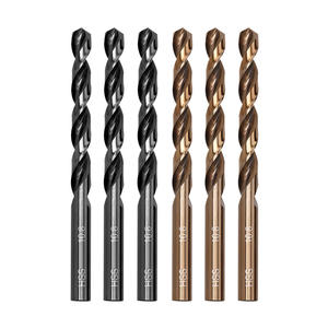 ดอกสว่านเจาะเหล็กความเร็วสูง M2 ดอกสว่านเหล็กกล้าความเร็วสูงแบบก้านตรงเสริมความแข็งแรง - Product Image 1