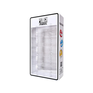 Custom <b>Acrylic</b> Nicotine Pouches <b>Display</b> <b>Stand</b>-Modern Freestanding UV Coated Tiered Shelf - Product Image 1