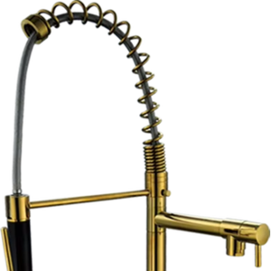 Robinet extractible en acier inoxydable et matériau de la vanne en céramique avec surface brossée nickelée Origine Chine - Product Image 2