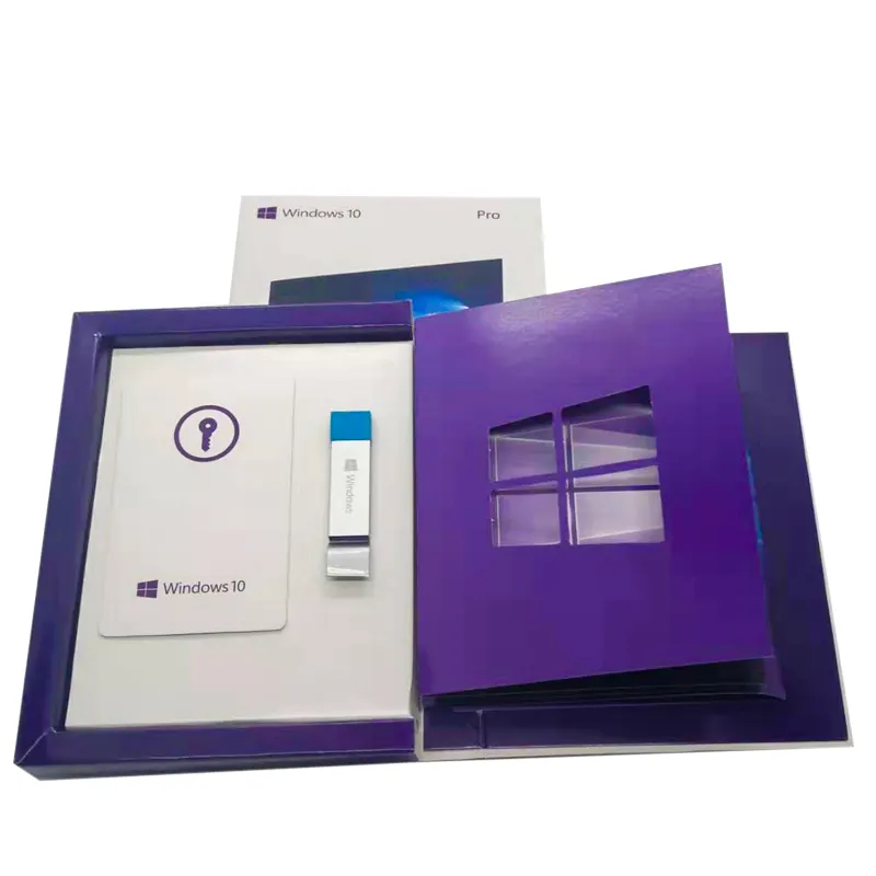 Microsoft Windows 10 Pro Box Pack (32/64-Bit, USB Flash Drive)