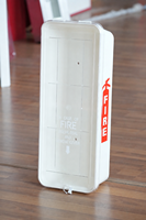 Armoire murale en PVC pour extincteur, stockage de sécurité incendie pour les incendies de classe A et B, protection d'urgence, personnalisable