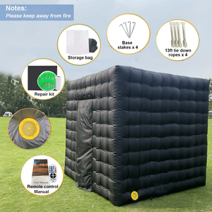 Carpa Inflable Impermeable con Luces LED <span class=keywords><strong>de</strong></span> 8.2 pies x 8.2 pies para Cabina <span class=keywords><strong>de</strong></span> Fotos, con Enchufe para Bodas, Cumpleaños, Festivales y Eventos - Product Image 2