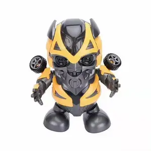hot sale super hero toy with light music electric dancing robot man toys model robot for kids