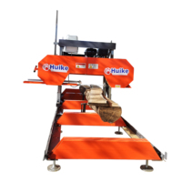 Portable teck acajou palissandre bois de santal scierie moteur lourd scie à ruban horizontale mobile scierie à vendre pour le travail de scierie