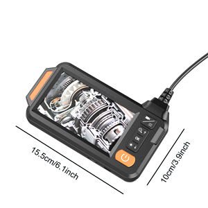 كاميرا تفتيش المجاري عالية الدقة بشاشة LCD مقاس 4.3 بوصة بدقة 1920*1080 بكسل، طول الكابل <span class=keywords><strong>2</strong></span>/5/10 متر، مقاومة للماء IP67، كاميرا أمامية وجانبية، ضمان لمدة سنة، مقاومة للماء IP68 - Product Image 2