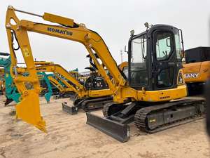 Mini-excavatrice sur chenilles hydraulique Komatsu PC35MR d'occasion, 4 tonnes, queue courte, moteur et pompe d'origine japonaise, faible nombre d'heures de fonctionnement, petite taille - Product Image 3