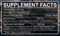Résine de Shilajit Pur de l'Himalaya ODM, Riche en Acide Humique et en Plus de 85 Oligo-éléments pour le Soutien Énergétique des Adultes 50g