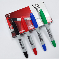 Sharpie Personnalisation Homologuée Usine, Ensemble de Stylos Marqueurs Permanents Couleurs à Pointe Fine Noire