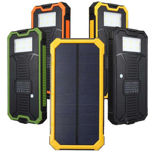 Power Bank <span class=keywords><strong>solaire</strong></span>, 20000mAh, <span class=keywords><strong>batterie</strong></span> <span class=keywords><strong>solaire</strong></span> étanche, <span class=keywords><strong>chargeur</strong></span> de téléphone <span class=keywords><strong>Portable</strong></span>, avec double Ports, éclairage Led - Product Image 5