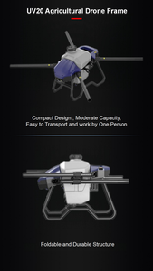 BROUAV Quadcopter Frame <b>Drone</b> Carbon Fiber Folding Frame Gear Core <b>Components</b> Farm Use Cost-Effective 3-Month Warranty Easy - Product Image 6