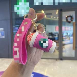 Novedad al por mayor: Llavero de plástico con colgante 3D de dibujos animados de <span class=keywords><strong>Boba</strong></span> Buck para mochila, pareja, llaves de coche, regalos colgantes - Product Image 5