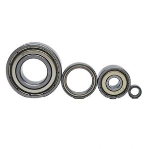 Rodamiento Rígido de Bolas 10x50x12 mm de Acero Cromado, Fila Única, Sin Retén, Métrico P0, Lubricado con Grasa - Product Image 1