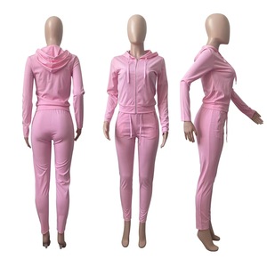 Ultimo Design Conyson: Nuovo Completo Due Pezzi da <span class=keywords><strong>Donna</strong></span>, <span class=keywords><strong>Abbigliamento</strong></span> <span class=keywords><strong>Casual</strong></span> Femminile con Logo Personalizzato, Set Autunno-Inverno - Product Image 3