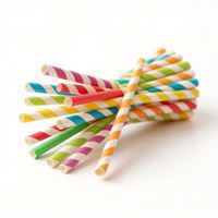 Lot de pailles en papier biodégradables noires, pailles écologiques en vrac pour fournitures de fête, mariage/baby shower, anniversaire