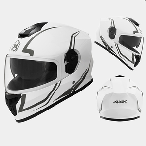 Helm Motor Listrik NJ New Unisex Full Face Plastik Masker Ganda Semua Musim Untuk Dewasa Kemasan Kotak Pelindung Kepala 168 - Product Image 3