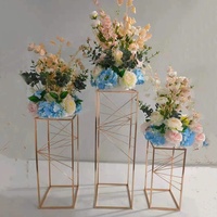 Centre de table moderne pour fleurs, support sur socle, en métal, pour marriage, nouveau Design, 1 pièce