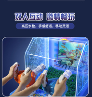 Meilleure vente de machine de jeu de tir à l'eau à écran tactile LCD HD de 19 pouces Machine de jeu de société d'arcade de boxe pour enfants à pièces