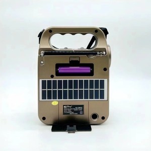 Radio portable solaire pleine bande PX-738BTS avec haut-parleur, lumières RGB, lampe torche et <span class=keywords><strong>subwoofer</strong></span> - Product Image 4