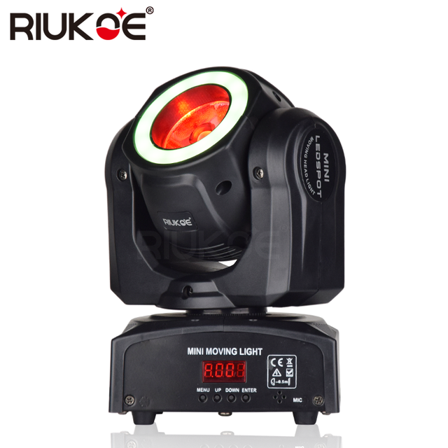 Professional Stage Events Disco Dj DMX COB Rgbw Super Halo Ring Led 60W Beam Light Mini  Moving Head