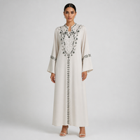 Robe Kaftan Élégante pour Femme, Fluide, Longue, Manches Longues, Modeste, pour Fête de l'Aïd, Vente en Gros, Fournisseur de Mode Boutique