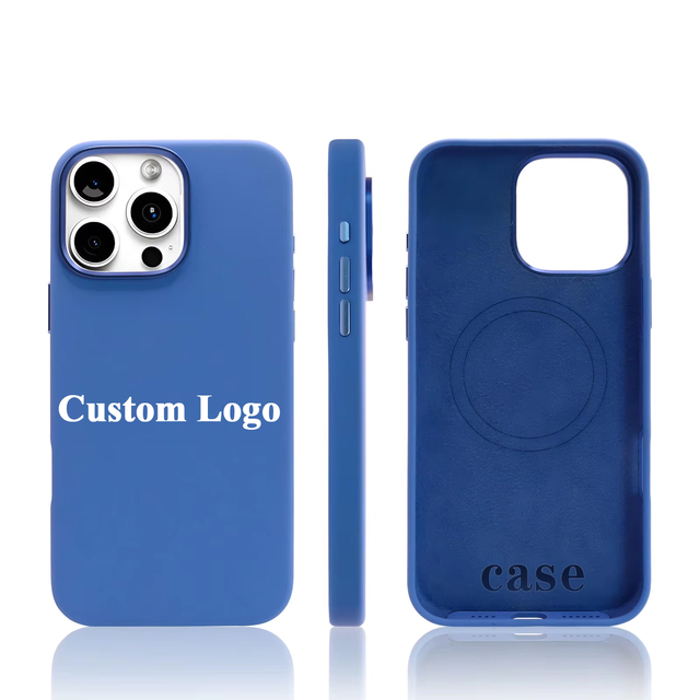 Wholesale Custom High Quality Liquid Silicone Magnetic Wireless Shockproof Sports Design Mobile Phone Case for 16 15 14